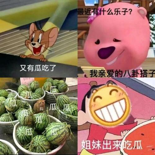 吃瓜群众的头像图文大全,趣味横生的表情包世界